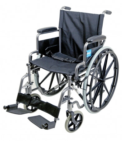 Self Propelled Steel Transit Chair - Hammered Effect