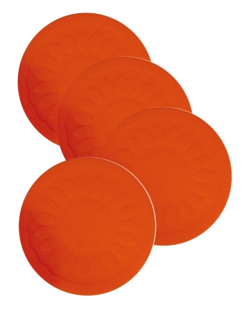 Non Slip Silicone Round Coaster - Red